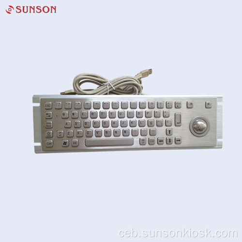 Diebold Metal Keyboard nga adunay Touch Pad